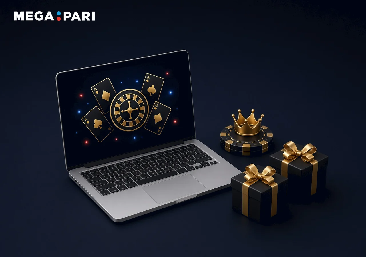 Bonus di benvenuto Megapari per il casinò